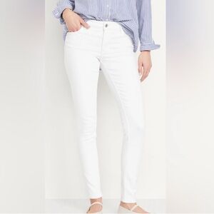 Old Navy Women's Rockstar White Super Skinny Jeans
